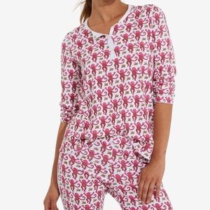 roberta roller rabbit monkey pj top
